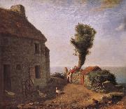 Jean Francois Millet Village painting